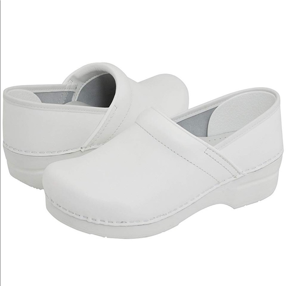 Dansko White Professional Clogs